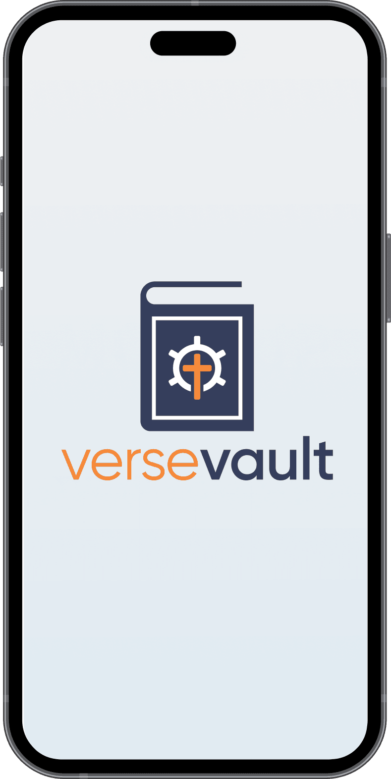 Illustration of saving Bible verses in VerseVault mobile application